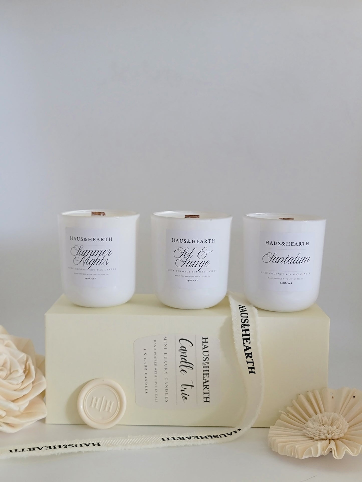 Petite Candle Trio Gift Set: Build Your Own I Haus & Hearth
