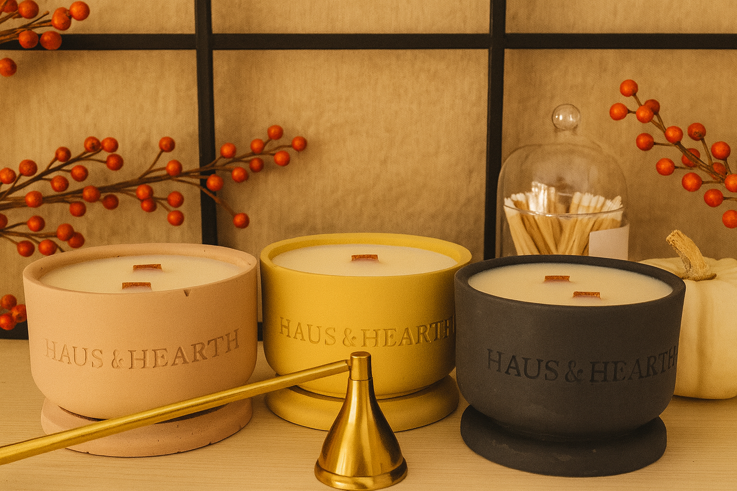 Autumn Equinox - Non-Toxic Coconut Soy Candle | Haus & Hearth
